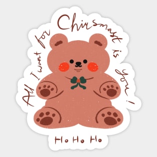 All I want for Christmas is You Sticker